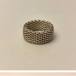 Tiffany Mesh Silver Ring